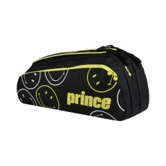 Melna tenisa soma Tour 2 nodalījumi X Smiley Prince – termoizolēta un ietilpīga soma līdz 6 raketēm