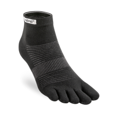 Zeķes skriešanai injinji RUN ORIGINALWEIGHT Mini-Crew CoolMax (melnas)