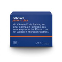 UZTURA BAGĀTINĀTĀJS Orthomol® JUNIOR PLUS C N7 (AVEŅU-LAIMA)