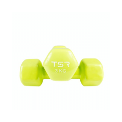 Vinila hanteles, TSR, Dzeltenas, 0,5 kg, 2 gab.