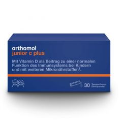UZTURA BAGĀTINĀTĀJS Orthomol®  JUNIOR PLUS C N30 (AVEŅU-LAIMA)