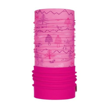 Bērnu šalle Buff Polar Baby Woods Pink
