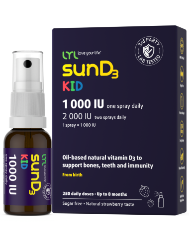 LYL sunD3 KID 1000 SV, sprejs, 25 ml