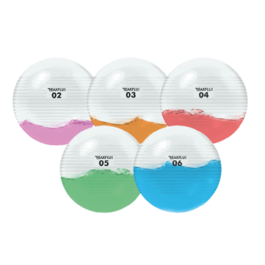 Vingrošanas pildbumba Fluiball Reax Caurspīdīga 24cm