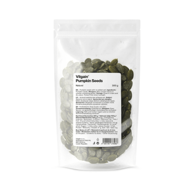 Ķirbju sēklas, dabīgas, 300g VILGAIN