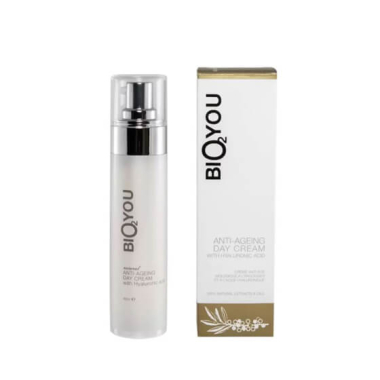 Dabīgs atjaunojošs dienas krēms ar hialuronskābi Bio2you, 30 ml