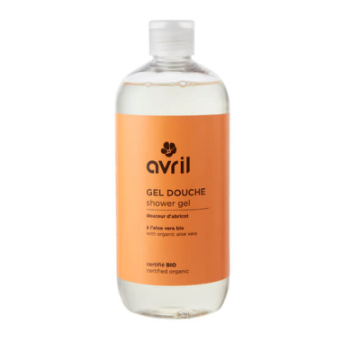 Dušas želeja Avril ar aprikožu smaržu, organiska kosmētika, 500ML