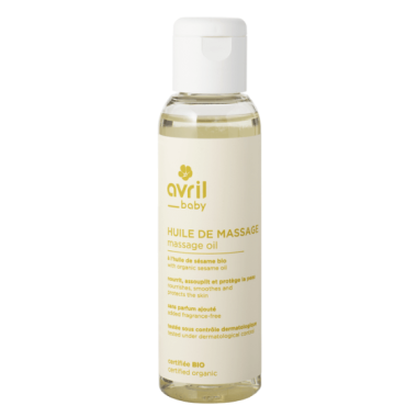 Masāžas eļļa baby, bērniem Avril, organiska kosmētika, 200 ml
