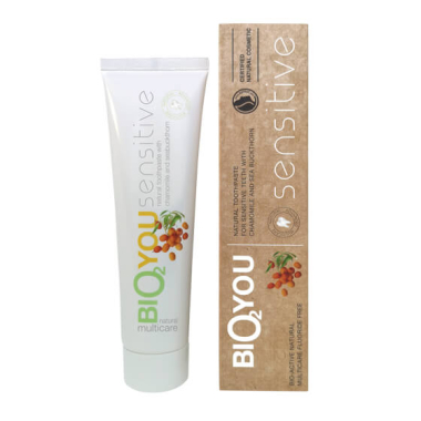Dabīga zobu pasta jūtīgiem zobiem Bio2you, 100 ml