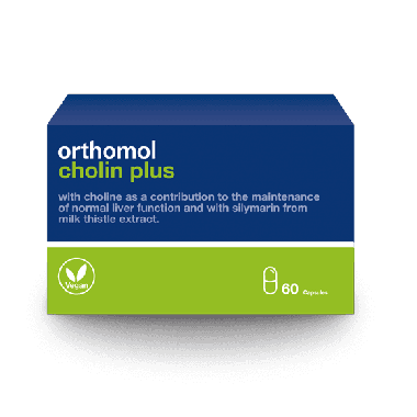 UZTURA BAGĀTINĀTĀJS Orthomol® Cholin Plus (ar dadža ekstraktu)