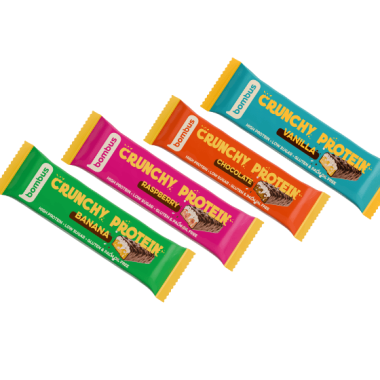 Kraukšķīgs enerģijas batoniņš Bombus Crunchy