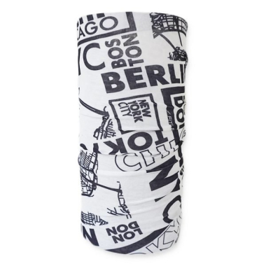 Daudzfunkcionāla šalle Multi Scarf 6 Major BLK Print Fitletic