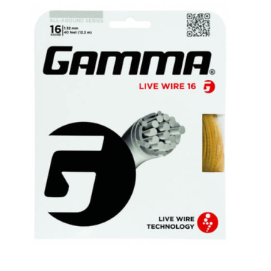 Tenisa raketes stīgas Gamma LIVE WIRE XP 16 