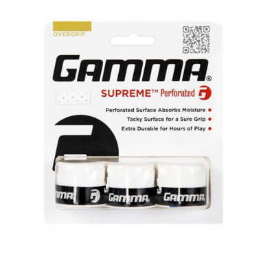 Tenisa overgrips GAMMA Supreme Perforated 3 gab.