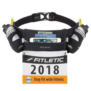 Jostas soma skriešanai ar sacensību numura stiprinājumu Fitletic Hydra 16
