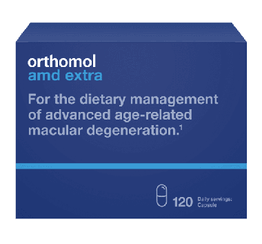 UZTURA BAGĀTINĀTĀJS Orthomol® AMD extra