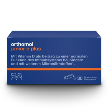 UZTURA BAGĀTINĀTĀJS Orthomol®  JUNIOR PLUS C N30 (AVEŅU-LAIMA)