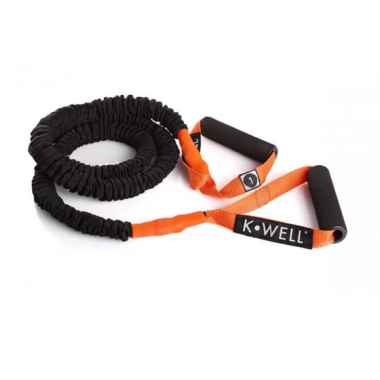 Pretestības gumija ar rokturiem KWELL Power elastic tube