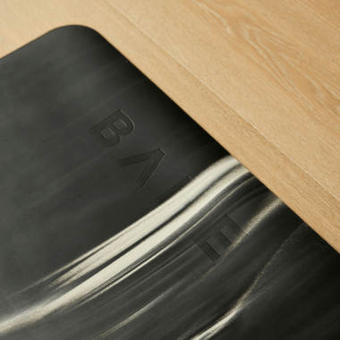 Vingrošanas paklājs BAHE power hold, 4mm (Anthracite marble)