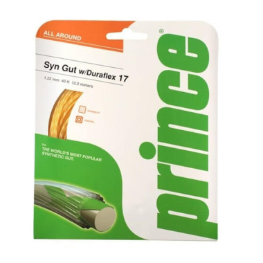 Tenisa raketes stīgas Prince SYNGUT W/DURA 17 GD 080