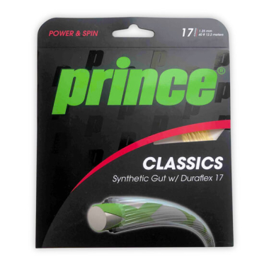 Tenisa raketes stīgas Prince Synthetic Gut w/Duraflex 17
