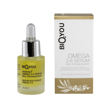 Dabīgs OMEGA 3-6 serums, ādas antidepresants Bio2you, 15 ml