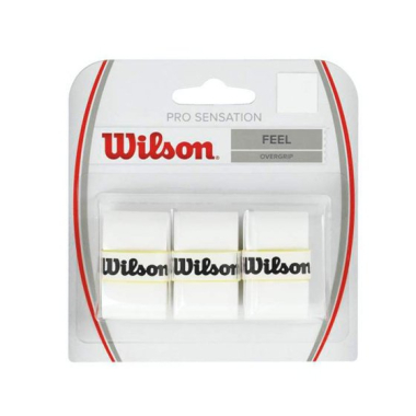 Tenisa overgrips WILSON PRO SENSATION, 3 GAB. (balts)