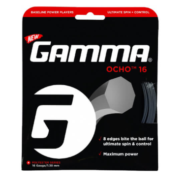 Tenisa raketes stīgas GAMMA OCHO SET 16