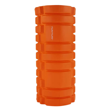 Vingrošanas rullis YOGA FOAM GRID ROLLER, 33 cm, oranžs Tunturi