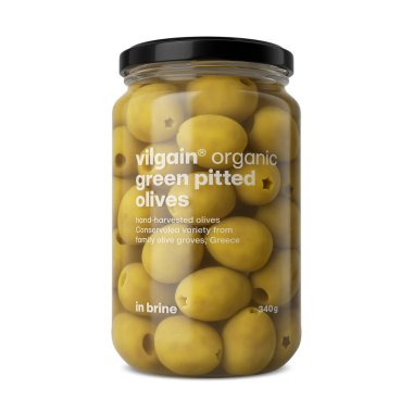 Bioloģiskas olīvas bez kauliņiem, 340 g, Vilgain