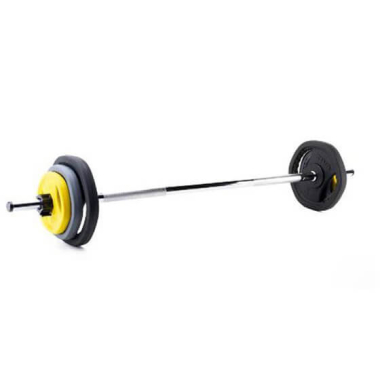 Svaru disku komplekts ar gumijas pārklājumu ZIVA Rubber HX Studio Barbell Set