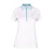 Sporta krekls Prince Half Zip Polo Shirt Azure, sieviešu