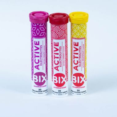 ELEKTROLĪTI ŪDENIM BIX Active, 20 Tabletes