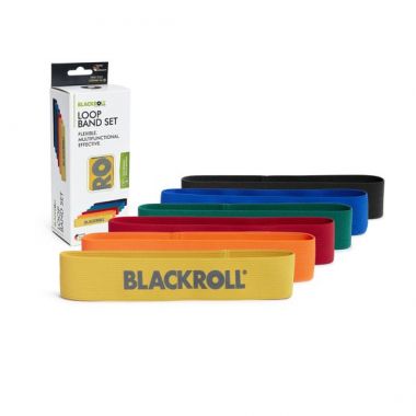 Pretestības gumiju komplekts BLACKROLL LOOP BAND SET, 6 gab.