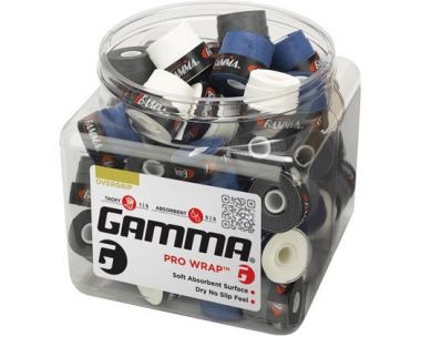 TENISA OVERGRIPS GAMMA PRO WRAP REFILL 1GAB (DAŽĀDAS KRĀSAS)