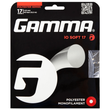 Tenisa raketes stīgas Gamma iO Soft Set 17 
