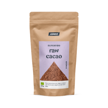 Organiskais neapstrādāts kakao pulveris, 150g, ICONFIT