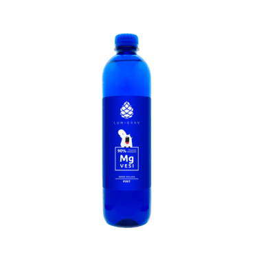Viegli gāzēts ūdens ar magniju, 500 ml, Lumiorav