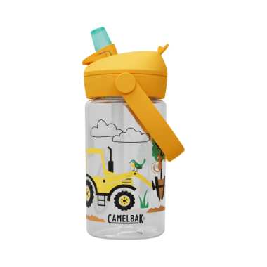 Pudele Thrive Flip Straw Kids Traktori un koki 0.4L Camelbak