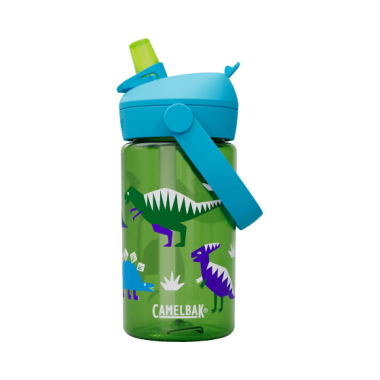 Pudele Thrive Flip Straw Kids Hip Dinos 0.4L Camelbak