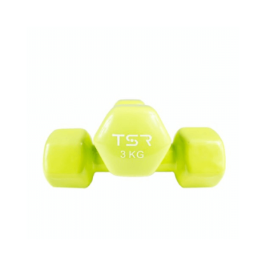 Vinila hanteles, TSR, Dzeltenas, 0,5 kg, 2 gab.