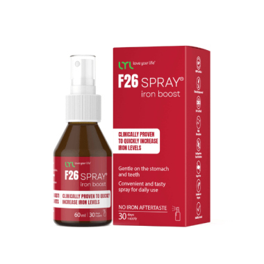 LYL F26 SPRAY iron boost mikronizētas dzelzs avots, 60 ml