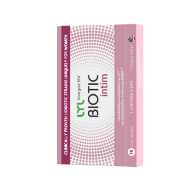 LYLBIOTIC intim Pienskābo Baktēriju komplekss Sievietei, 15 kapsulas