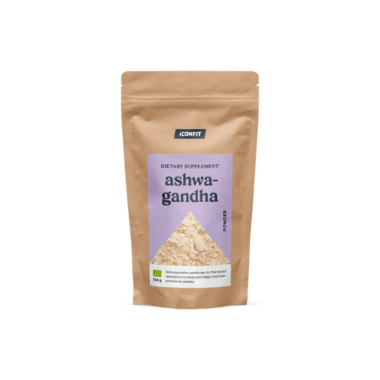 Organiskais Ašvaganda pulveris, 150g, ICONFIT