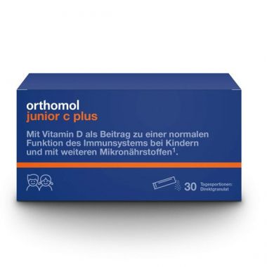 UZTURA BAGĀTINĀTĀJS Orthomol®  JUNIOR PLUS C N30 (AVEŅU-LAIMA)