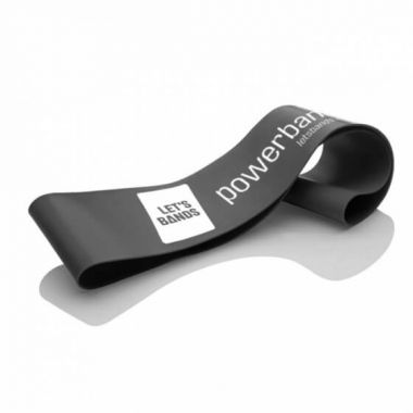 PRETESTĪBAS GUMIJA LET'S BAND POWERBAND MINI BLACK