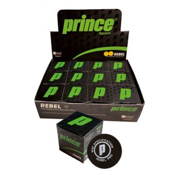 Skvoša bumbiņa ar zilo punktu PRINCE REBEL (1 gab)