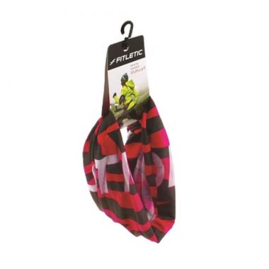 Šalle FITLETIC MULTISCARF Pink Zebra 