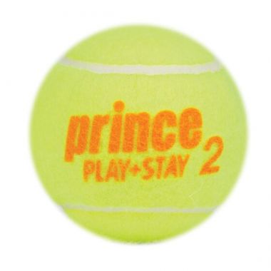 Tenisa bumbas Prince Play&Stay Stage 2 bērnu treniņiem, 72 gab, oranžās 