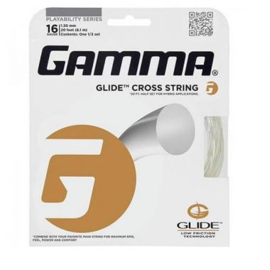 Tenisa raketes stīgas Gamma Glide Cross 16 (6.1m)